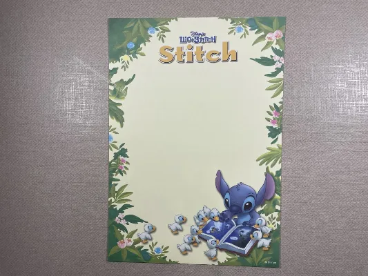 Papel de carta médio do Stitch 73