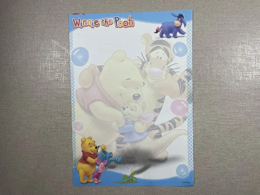Papel de carta médio do Pooh 49