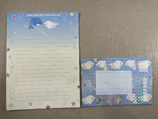 Conjunto de papel de carta importado - 187
