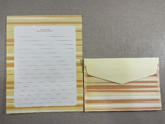 Conjunto de papel de carta importado - 189