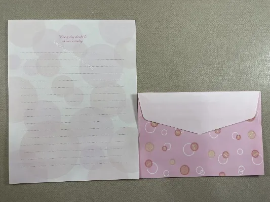 Conjunto de papel de carta importado - 190