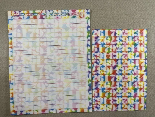 Conjunto de papel de carta importado - 192