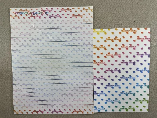 Conjunto de papel de carta importado - 193