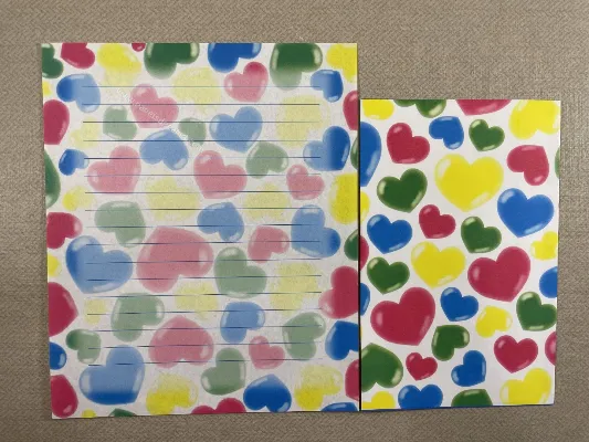 Conjunto de papel de carta importado - 194