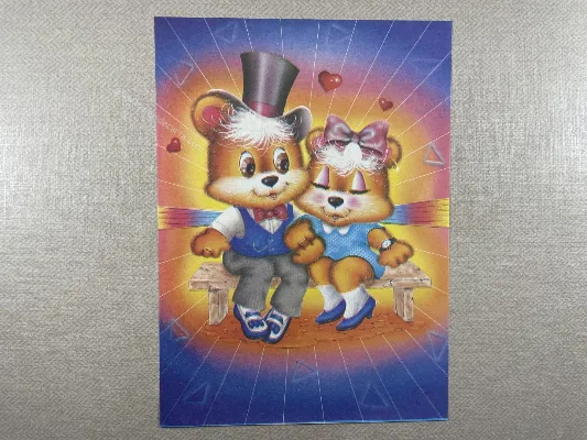 Papel de carta antigo - Bichinhos - 3877