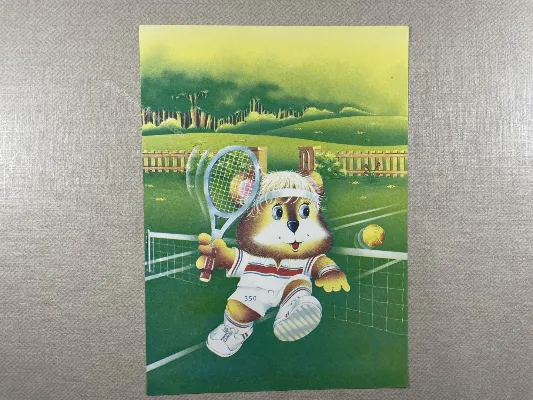 Papel de carta antigo - Bichinhos - 3880