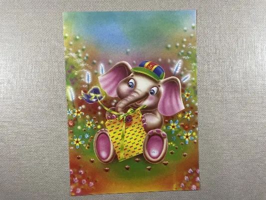 Papel de carta antigo - Bichinhos - 3883