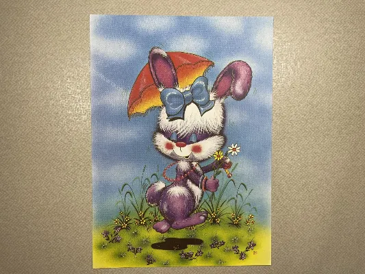 Papel de carta antigo - Bichinhos - 3886