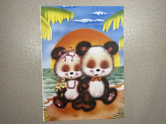 Papel de carta antigo - Bichinhos - 3887