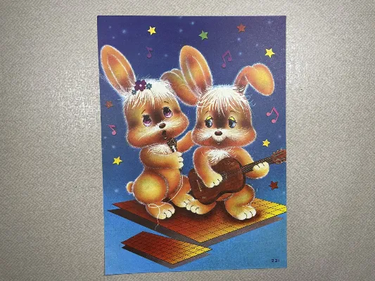 Papel de carta antigo - Bichinhos - 3889