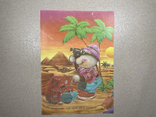 Papel de carta antigo - Bichinhos - 3895