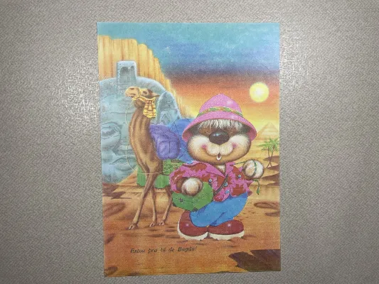 Papel de carta antigo - Bichinhos - 3896