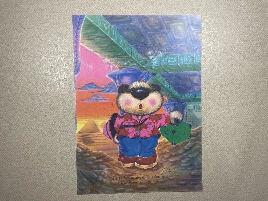 Papel de carta antigo - Bichinhos - 3897