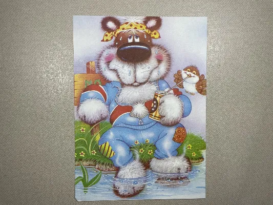 Papel de carta antigo - Bichinhos - 3909