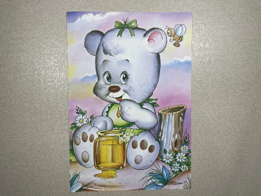 Papel de carta antigo - Bichinhos - 3922
