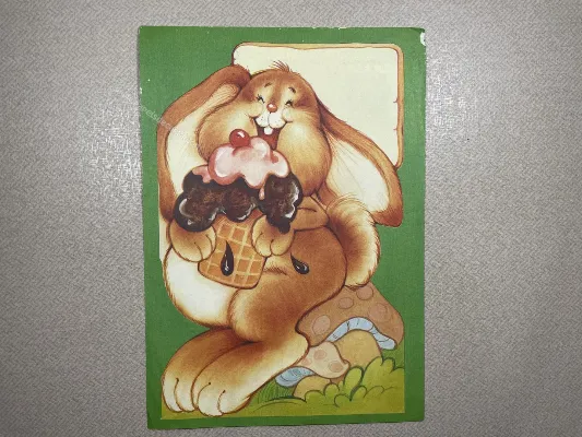 Papel de carta antigo - Bichinhos - 3926