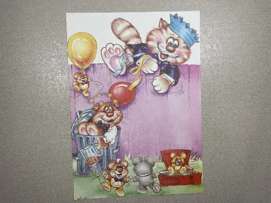Papel de carta antigo - Bichinhos - 3932