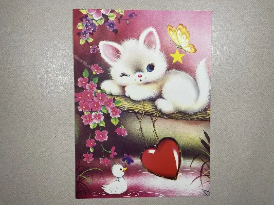 Papel de carta antigo - Bichinhos - 3933