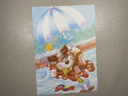 Papel de carta antigo - Bichinhos - 3934