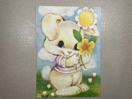 Papel de carta antigo - Bichinhos - 3935