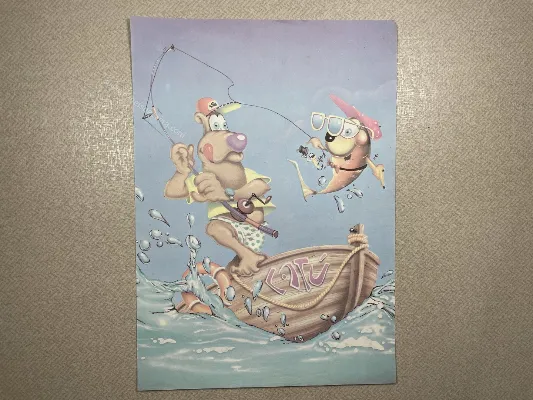Papel de carta antigo - Bichinhos - 3949