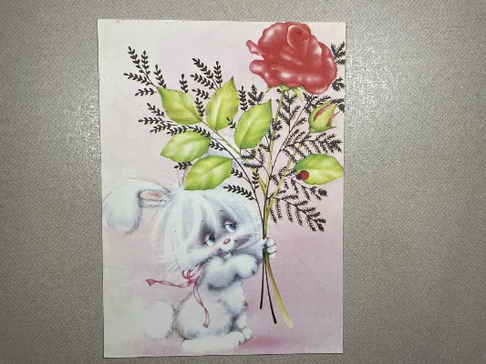 Papel de carta antigo - Bichinhos - 3950
