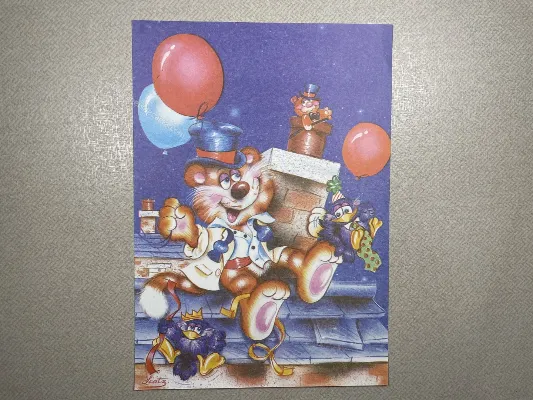 Papel de carta antigo - Bichinhos - 3954