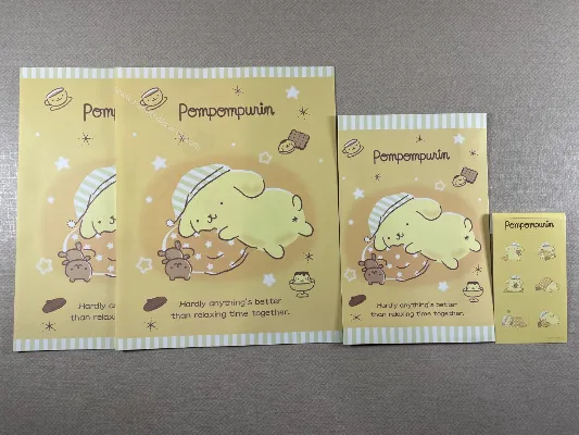 Conjunto de papel de carta do Pompompurin 20