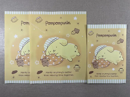 Conjunto de papel de carta do Pompompurin 21