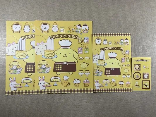 Conjunto de papel de carta do Pompompurin 22