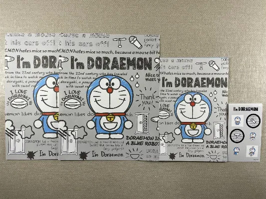 Conjunto de papel de carta doDoraemon - 07