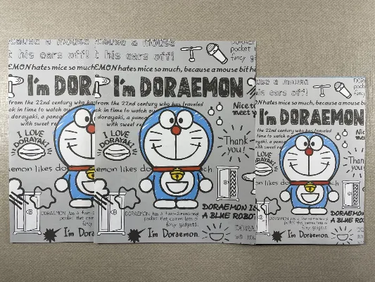 Conjunto de papel de carta do Doraemon - 08