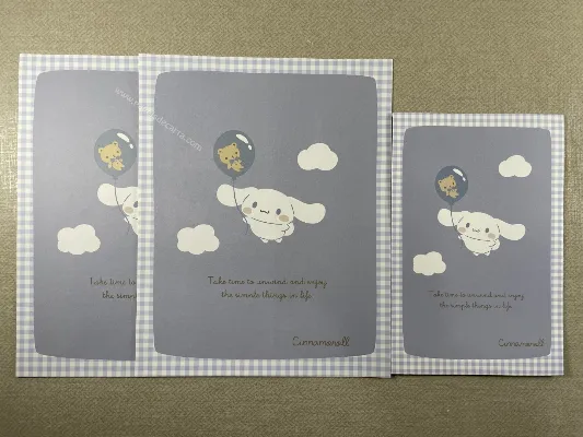 Conjunto de papel de carta do Cinnamoroll 106