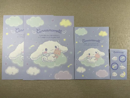 Conjunto de papel de carta do Cinnamoroll 111