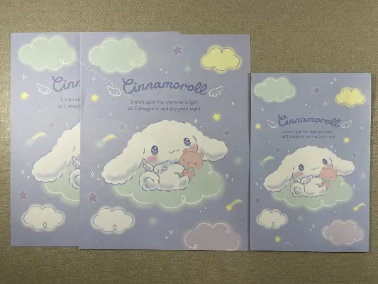 Conjunto de papel de carta do Cinnamoroll 112