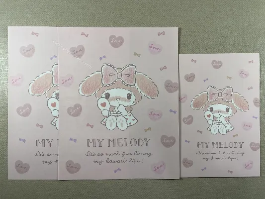 Conjunto de papel de carta da My Melody - 438