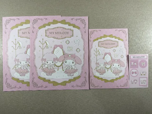 Conjunto de papel de carta da My Melody - 439
