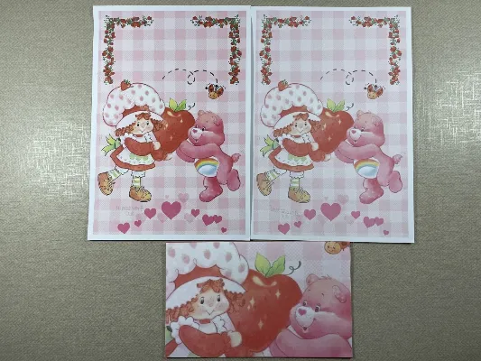 Papel de carta da Moranguinho 52