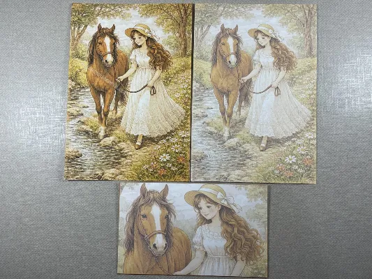 Papel de carta Atual Menininhas 03