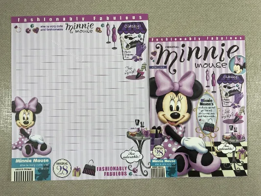 Conjunto de papel de carta da Minnie 94