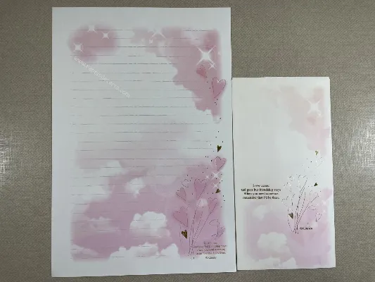 Conjunto de papel de carta importado - 203