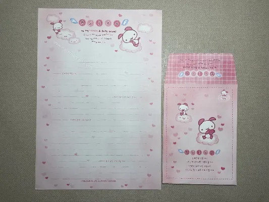 Conjunto de papel de carta importado - 206