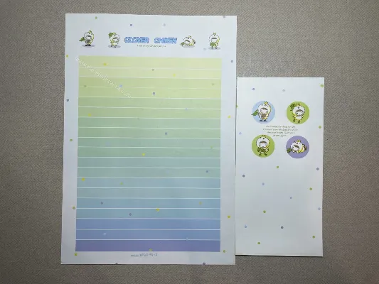 Conjunto de papel de carta importado - 209