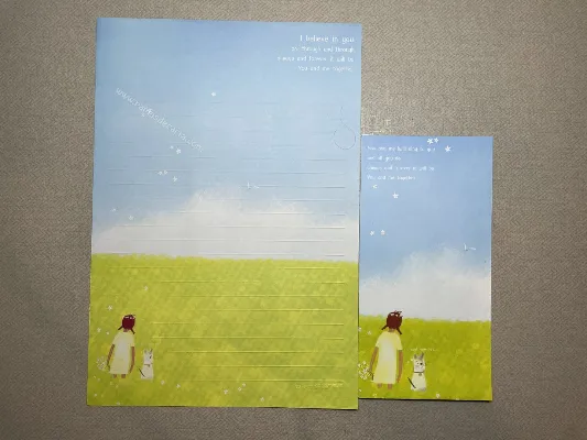 Conjunto de papel de carta importado - 210
