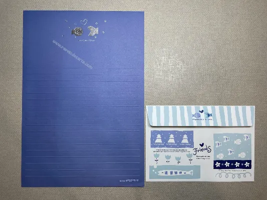 Conjunto de papel de carta importado - 215