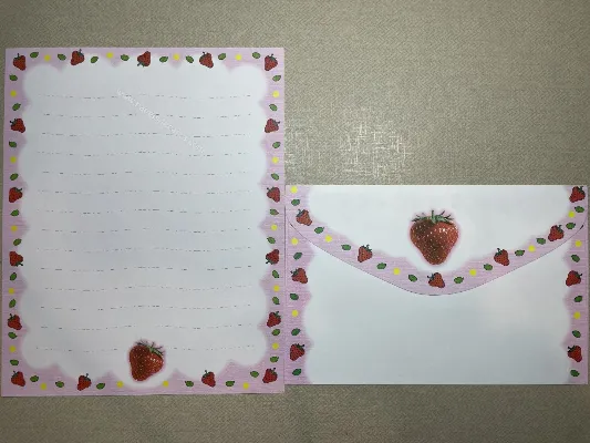 Conjunto de papel de carta importado - 217
