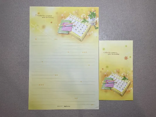 Conjunto de papel de carta importado - 218