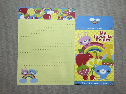Conjunto de papel de carta importado - 221