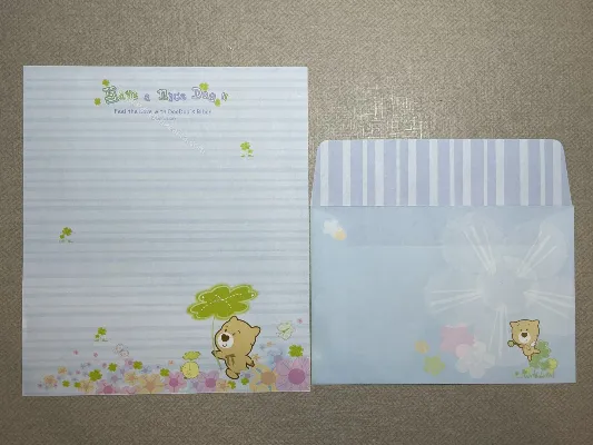 Conjunto de papel de carta importado - 223