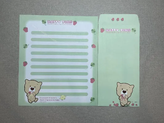 Conjunto de papel de carta importado - 225
